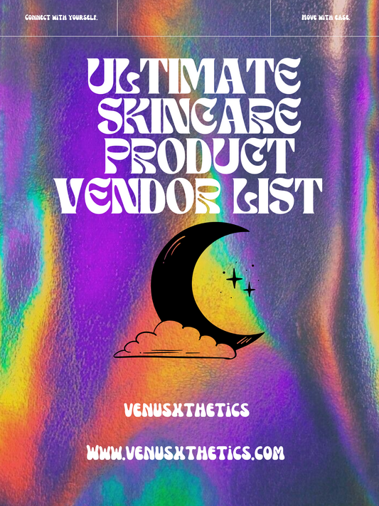 Ultimate Skincare Product Vendor List